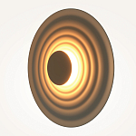 Бра круглое Soft Halo серый варинант исполнения - 3 | Loft Concept в Костроме