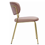 Стул Singer Chair без подлокотников Розовый Велюр варинант исполнения - 2 | Loft Concept в Костроме