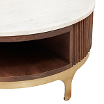 Круглый кофейный стол Sadie Round Coffee Table варинант исполнения - 2 | Loft Concept в Костроме