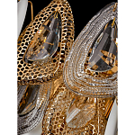 Бра с белыми и прозрачными подвесками Character Chandelier варинант исполнения - 3 | Loft Concept в Костроме