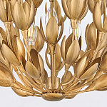 Люстра золотого цвета из множества металлических лепестков в форме тюльпанов Hinkley варинант исполнения - 5 | Loft Concept в Костроме
