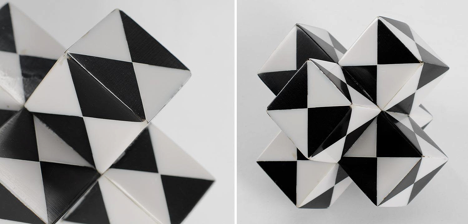 Статуэтка Geometric Figure black and white Статуэтка Geometric Figure black and white - Loft-Concept в Костроме