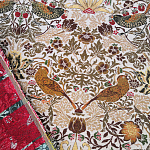 Мебельная ткань Гобелен William Morris кофейный цвет N 1114 варинант исполнения - 3 | Loft Concept в Костроме