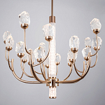 Люстра с декором в виде кристаллов из хрусталя Kenneth Crystal Stone Chandelier 20 варинант исполнения - 3 | Loft Concept в Костроме