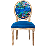 Стул из натурального бука с цветочным принтом Impressionism in Art варинант исполнения - 1 | Loft Concept в Костроме