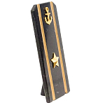 Сувенир Погон Майор ВМФ из натурального камня змеевик Souvenir Epaulets варинант исполнения - 1 | Loft Concept в Костроме