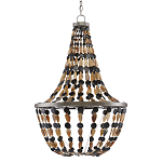 Люстра каплевидной формы с подвесками в виде декоративных бусин Flat Beads варинант исполнения - 3 | Loft Concept в Костроме