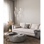 Люстра каскадная с 10-ю прозрачными плафонами Wave Line варинант исполнения - 12 | Loft Concept в Костроме