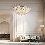 Люстра с каскадом из подвесных прозрачных элементов Attractiveness варинант исполнения - 4 | Loft Concept в Костроме