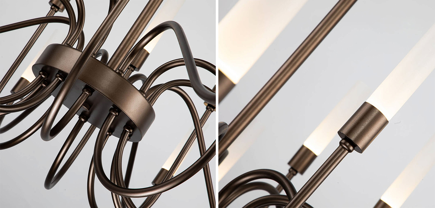 Люстра Faiber Brown Chandelier Люстра Faiber Brown Chandelier - Loft-Concept в Костроме