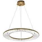 Кольцевая люстра с хрустальным декором Maude Crystal Chandelier варинант исполнения - 2 | Loft Concept в Костроме