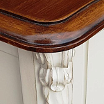 Высокий деревянный комод в стиле прованс Montmartre Provence Chest of Drawers варинант исполнения - 4 | Loft Concept в Костроме