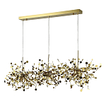 Люстра подвесная из трех частей с металлическими круглыми элементами Terzani Argent варинант исполнения - 3 | Loft Concept в Костроме