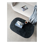 Столик кофейный черного цвета с овальной столешницей и круглым основанием Black Dalmen Table варинант исполнения - 9 | Loft Concept в Костроме