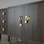 Большой Комод-буфет Elsa Dreams Walnut с ящиками варинант исполнения - 2 | Loft Concept в Костроме