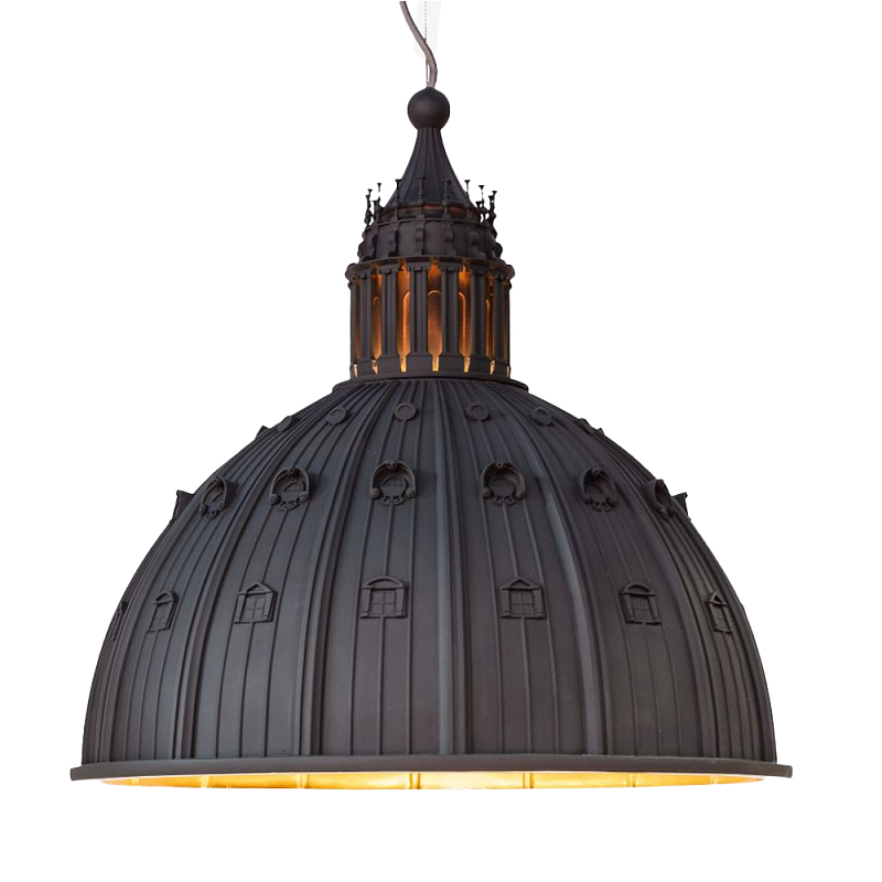 Подвесной светильник Seletti Cupolone Grey 70 Черный Подвесной светильник Seletti Cupolone Grey 70 Черный в Костроме | Loft Concept