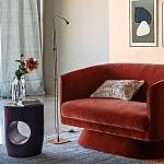 Приставной столик черного цвета AMORPHOUS варинант исполнения - 5 | Loft Concept в Костроме