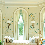 Обои ручная роспись Gingko Colourway SC-237 on grey painted Xuan paper варинант исполнения - 1 | Loft Concept в Костроме