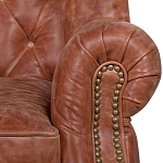 Кожаное кресло James Brown Leather Armchair варинант исполнения - 4 | Loft Concept в Костроме