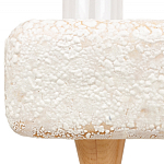 Керамический столик на деревянных ножках «Квадро» варинант исполнения - 5 | Loft Concept в Костроме