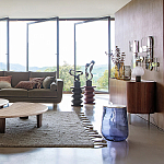 Фигурный приставной столик черного цвета AMORPHOUS варинант исполнения - 7 | Loft Concept в Костроме