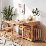 Обеденный стол раскладной из дерева Astiс Table варинант исполнения - 2 | Loft Concept в Костроме