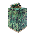 Ваза с малахитовым узором MALACHITE варинант исполнения - 3 | Loft Concept в Костроме