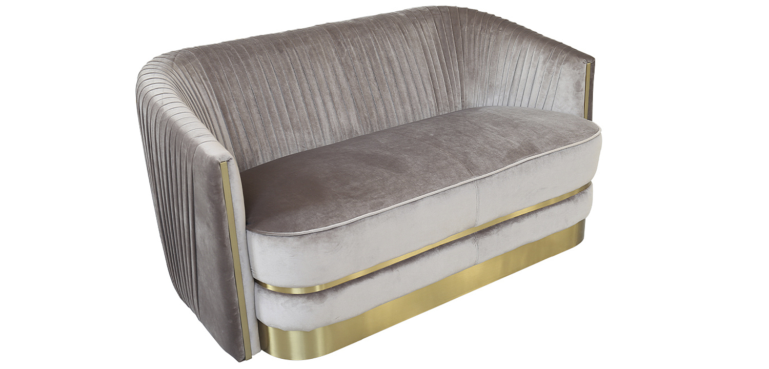 Диван двухместный велюр Bolger sofa Диван двухместный велюр Bolger sofa - Loft-Concept в Костроме