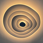 Потолочная люстра круглая многослойная Multilayering варинант исполнения - 10 | Loft Concept в Костроме