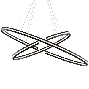 Люстра Half Ring Black & White Pendant M