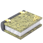 Шкатулка в виде книги из натурального камня змеевик Stone Casket варинант исполнения - 2 | Loft Concept в Костроме
