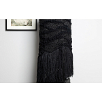 Напольная лампа черная с текстильными элементами "ЯРВИ" варинант исполнения - 4 | Loft Concept в Костроме