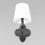 Бра с белым текстильным абажуром и фигурным основанием с зеркальной вставкой Vitorino варинант исполнения - 10 | Loft Concept в Костроме