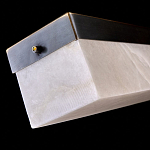 Подвесной светильник линейный из натурального камня Perfection of Geometry варинант исполнения - 7 | Loft Concept в Костроме