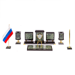 Настольный письменный набор из нефрита на ножках Executive Recruitment варинант исполнения - 1 | Loft Concept в Костроме