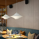 Подвесной вязаный белый светильник «Звезда Востока 01» варинант исполнения - 2 | Loft Concept в Костроме