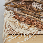 Большая Абстрактное Панно из веток и нитей Dryad Wall Art варинант исполнения - 3 | Loft Concept в Костроме