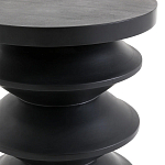 Фигурный приставной столик черного цвета AMORPHOUS варинант исполнения - 2 | Loft Concept в Костроме