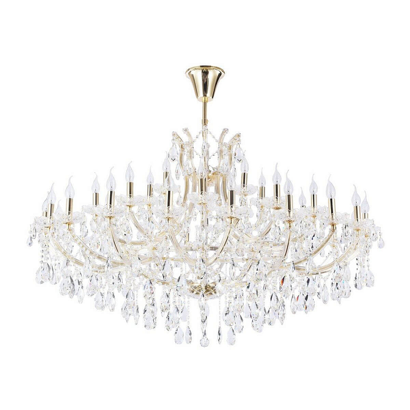 Люстра Pasquale Chandelier 35 Золотой Прозрачный Люстра Pasquale Chandelier 35 Золотой Прозрачный в Костроме | Loft Concept