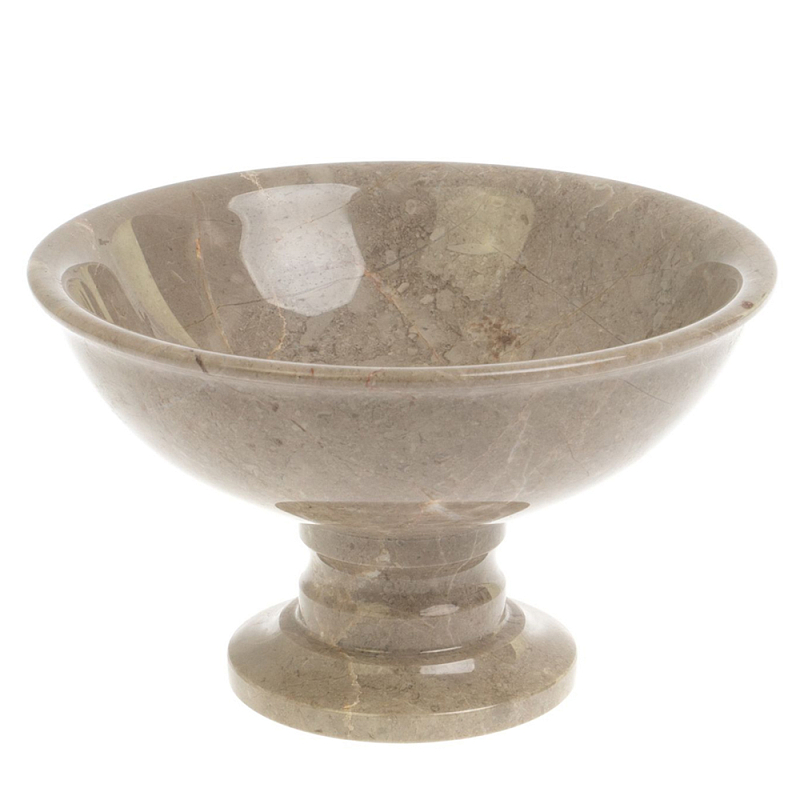 Конфетница из бежевого мрамора Stone Candy Bowl Бежевый Конфетница из бежевого мрамора Stone Candy Bowl Бежевый в Костроме | Loft Concept