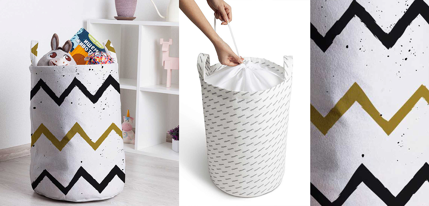 Корзина Chevron Basket Корзина Chevron Basket - Loft-Concept в Костроме