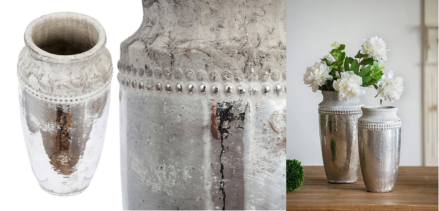 Ваза Vase Argenta silver 33 Ваза Vase Argenta silver 33 - Loft-Concept в Костроме