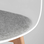 Стул из пластика с мягким сиденьем Eames варинант исполнения - 8 | Loft Concept в Костроме