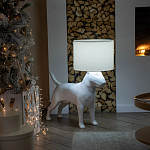 Лампа COLLECTION OF DOGS с абажуром Бультерьер варинант исполнения - 5 | Loft Concept в Костроме