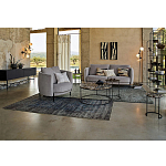 Стеллаж из металла и стекла Menzie Black Stripes Metal Rack варинант исполнения - 1 | Loft Concept в Костроме