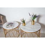 Столик дизайнерский The White Touch варинант исполнения - 4 | Loft Concept в Костроме