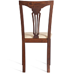 Стул деревянный с узором ручной работы Espresso варинант исполнения - 6 | Loft Concept в Костроме