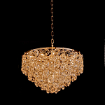 Люстра каскадная с подвесками в форме колец Galaxy of Light варинант исполнения - 2 | Loft Concept в Костроме