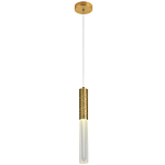 Подвесной светильник латунь Dew Drops Tube Brass Hanging Lamp варинант исполнения - 2 | Loft Concept в Костроме
