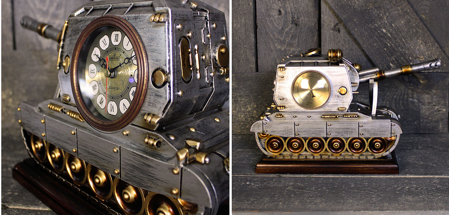 Часы Tank Clock Часы Tank Clock - Loft-Concept в Костроме